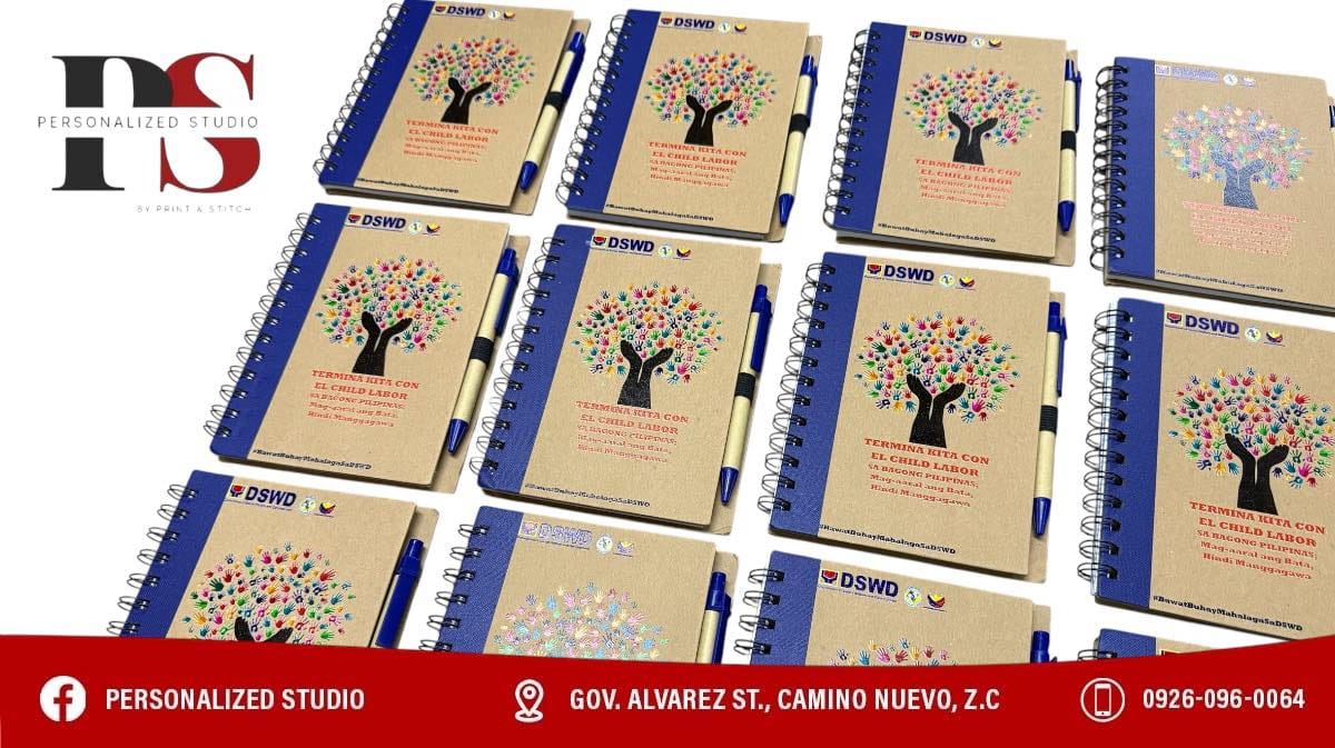 Custom spiral notebooks