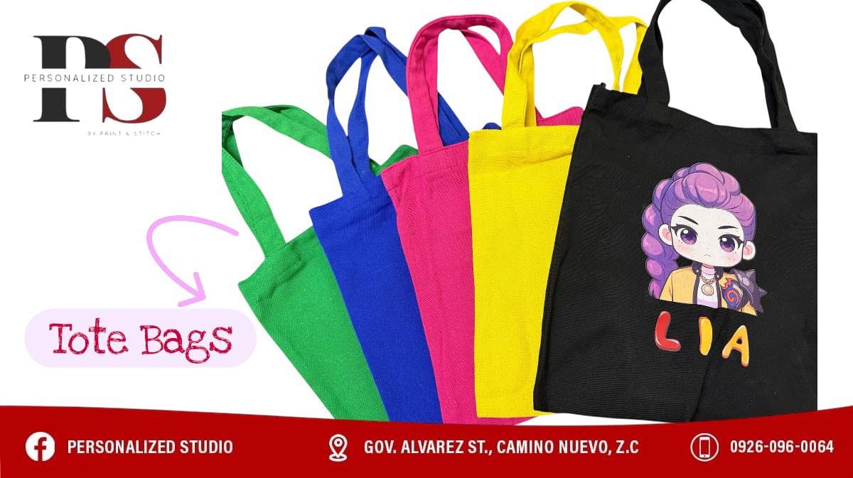 Personalized tote bags