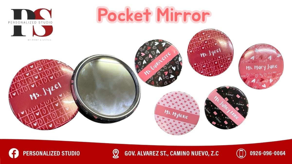 Compact pocket mirror